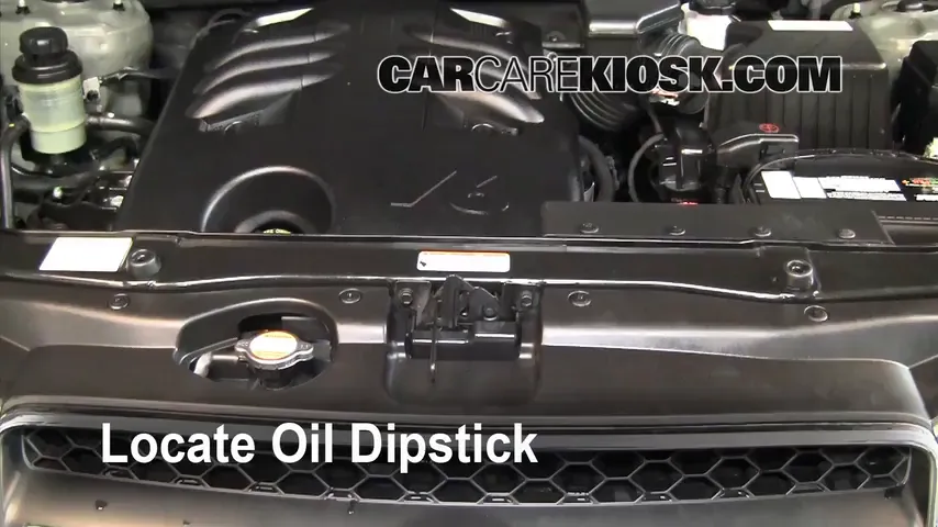 2009 Hyundai Santa Fe Limited 3.3L V6 Oil Check Oil Level
